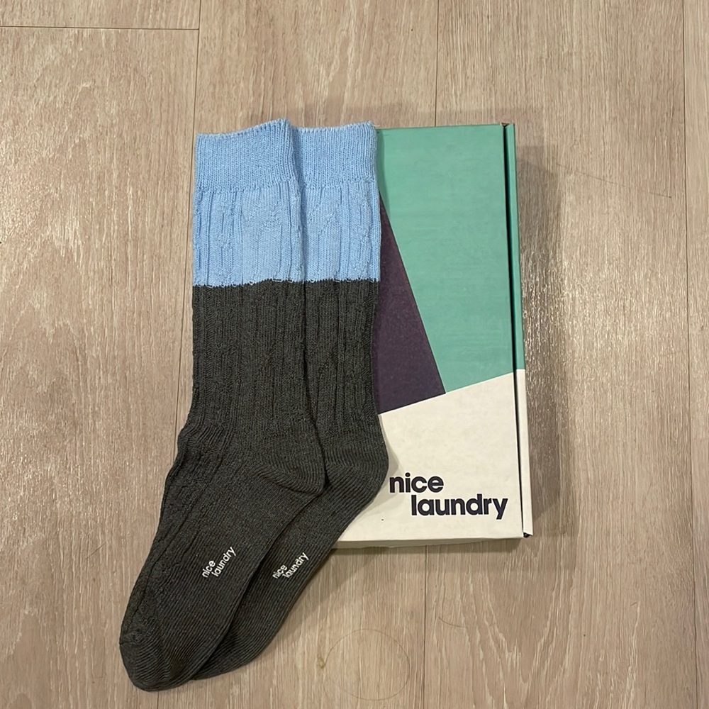 Nice Laundry knit socks. New.